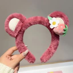 Disney Cartoon Winnie the Pooh Headband Girls Suelly Plush Ears Hair Bands Baby Eeyore Headwear Kid Fall Winter Hair Accessories
