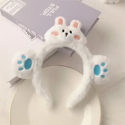 Disney Cartoon Winnie the Pooh Headband Girls Suelly Plush Ears Hair Bands Baby Eeyore Headwear Kid Fall Winter Hair Accessories
