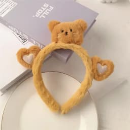 Disney Cartoon Winnie the Pooh Headband Girls Suelly Plush Ears Hair Bands Baby Eeyore Headwear Kid Fall Winter Hair Accessories