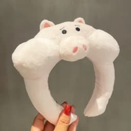Disney Cartoon Winnie the Pooh Headband Girls Suelly Plush Ears Hair Bands Baby Eeyore Headwear Kid Fall Winter Hair Accessories