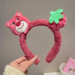 Disney Cartoon Winnie the Pooh Headband Girls Suelly Plush Ears Hair Bands Baby Eeyore Headwear Kid Fall Winter Hair Accessories