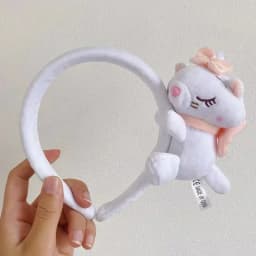 Disney Cartoon Winnie the Pooh Headband Girls Suelly Plush Ears Hair Bands Baby Eeyore Headwear Kid Fall Winter Hair Accessories