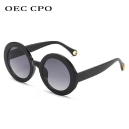Punk Colorful Round Sunglasses New Women Men Fashion Gradient Sun Glasses Female Brand Designer Candy Color Eyewear Shades UV400