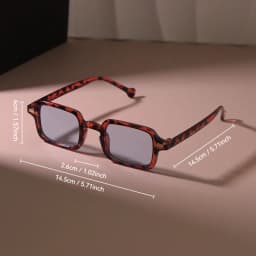 Vintage Square Sunglasses Women Men Rectangle Retro Sun Glasses Female Male Brand Designer Mirror Punk Shades Oculos De Sol