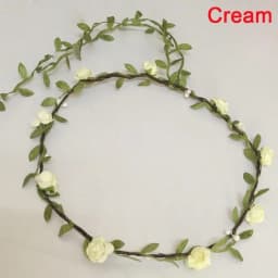 Cute Elegent Flower Garland Wedding Bride Bridal Headdress Headbands Bohemian