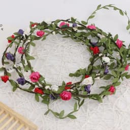 Cute Elegent Flower Garland Wedding Bride Bridal Headdress Headbands Bohemian