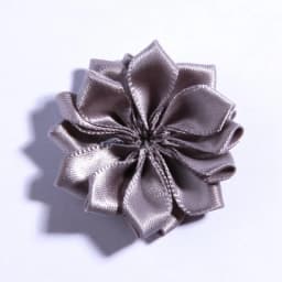 10PCS 4CM Mini Satin Ribbon Solid Flower For Hair Accessories Multilayer Star Shaped Silk Fabric Flowers For Girl Headband