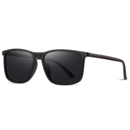 SUPKLEY Square Sunglasses for Men Polarized Light Weight Business Sun Glasses Women Driving Hiking Comfortable Eyewear Accessory