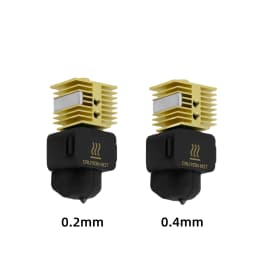For Bambu Lab A1 Hotend Kit Brass Hardened Steel Nozzle 0.2 0.4 0.6 0.8mm For Bambulab A1 Mini A2L Upgraded Hotend 3D Printer