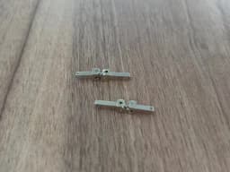 10pairs Eyeglasses Spring Hinges Repairing Parts for Plastic Acetate Sunglasses Glasses Eyewerar Frames Long Type 9131
