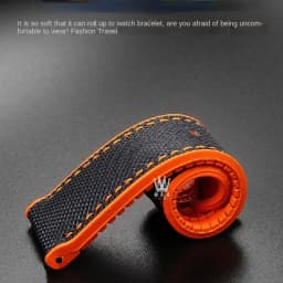 For Breitling Omega IWC Mark nylon yellow rubber Bottom watch strap 20mm 22mm 23 24mm Strap Men Waterproof Wrist Band Watchband