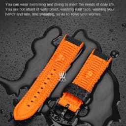 For Breitling Omega IWC Mark nylon yellow rubber Bottom watch strap 20mm 22mm 23 24mm Strap Men Waterproof Wrist Band Watchband