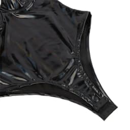 PU Leather Bodysuit Womens Shapewear No Pad Bra One-Piece Full Body Shaper Tummy Control Corset Slim Waist Trainer Underwear