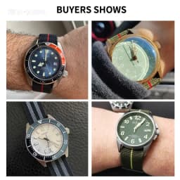Wear-resistant Elastic Nylon Watch Strap for Rolex Water Ghost Tudor Series 60s French Parachute Bag Strap 18 20 22mm