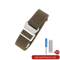 Wear-resistant Elastic Nylon Watch Strap for Rolex Water Ghost Tudor Series 60s French Parachute Bag Strap 18 20 22mm