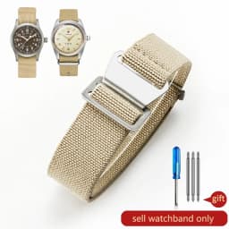 Wear-resistant Elastic Nylon Watch Strap for Rolex Water Ghost Tudor Series 60s French Parachute Bag Strap 18 20 22mm