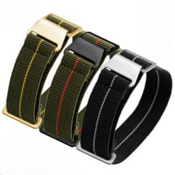 Wear-resistant Elastic Nylon Watch Strap for Rolex Water Ghost Tudor Series 60s French Parachute Bag Strap 18 20 22mm