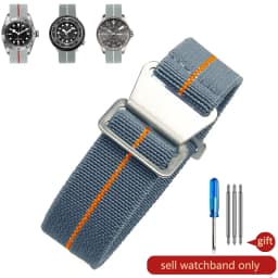 Wear-resistant Elastic Nylon Watch Strap for Rolex Water Ghost Tudor Series 60s French Parachute Bag Strap 18 20 22mm