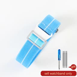 Wear-resistant Elastic Nylon Watch Strap for Rolex Water Ghost Tudor Series 60s French Parachute Bag Strap 18 20 22mm