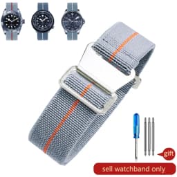 Wear-resistant Elastic Nylon Watch Strap for Rolex Water Ghost Tudor Series 60s French Parachute Bag Strap 18 20 22mm