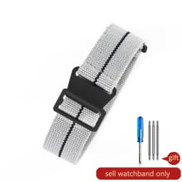 Wear-resistant Elastic Nylon Watch Strap for Rolex Water Ghost Tudor Series 60s French Parachute Bag Strap 18 20 22mm