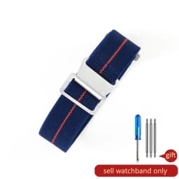 Wear-resistant Elastic Nylon Watch Strap for Rolex Water Ghost Tudor Series 60s French Parachute Bag Strap 18 20 22mm
