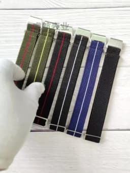 Wear-resistant Elastic Nylon Watch Strap for Rolex Water Ghost Tudor Series 60s French Parachute Bag Strap 18 20 22mm