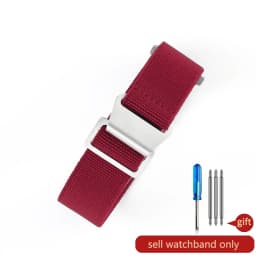 Wear-resistant Elastic Nylon Watch Strap for Rolex Water Ghost Tudor Series 60s French Parachute Bag Strap 18 20 22mm