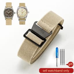 Wear-resistant Elastic Nylon Watch Strap for Rolex Water Ghost Tudor Series 60s French Parachute Bag Strap 18 20 22mm