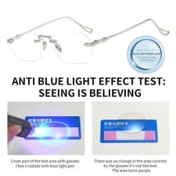 Anti-Blue Light Reading Glasses Urltra-Light Eye Protection Men Women Elegant Comfortable Eyeglasses