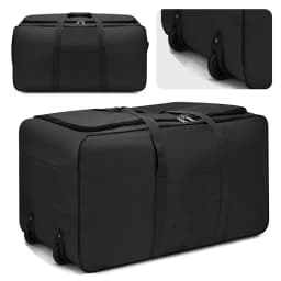 Foldable Wheel Bags Luggages Storage Bag with Wheels Large Capacity Carry On Luggage Carrier Expandable Trolley Suitcase