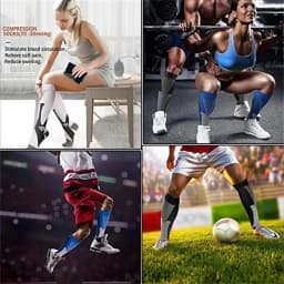 Running Compression Socks Varicose Veins Football Basketball Hiking 20-30mmhg Sports Socks Diabetes Edema Pregnancy Nurse Socks