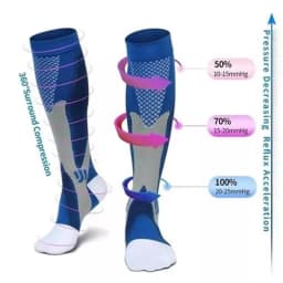 Running Compression Socks Varicose Veins Football Basketball Hiking 20-30mmhg Sports Socks Diabetes Edema Pregnancy Nurse Socks