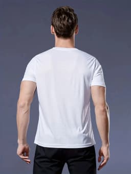Crew T-Shirt10Pcs White Ultralight Men Quick Dry Breathable Sweat Shirt for Fitness Gym Running Light Plaid Quick Dry Short Sleeves