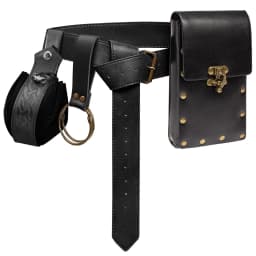 Medieval Belts Viking Knights Loose Change Waist Bags Renaissance Retro Belts  Halloween Role-playing Dresses Buckle Props,