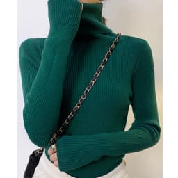 Heliar Women Fall Turtleneck Sweater Knitted Soft Pullovers Cashmere Jumpers Basic Soft Sweaters For Women 2026 Autumn Winter