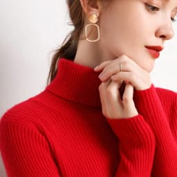 Heliar Women Fall Turtleneck Sweater Knitted Soft Pullovers Cashmere Jumpers Basic Soft Sweaters For Women 2026 Autumn Winter