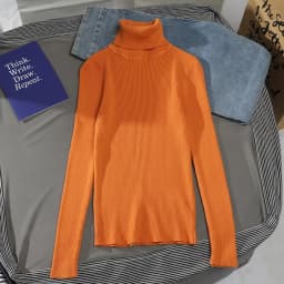 Heliar Women Fall Turtleneck Sweater Knitted Soft Pullovers Cashmere Jumpers Basic Soft Sweaters For Women 2026 Autumn Winter