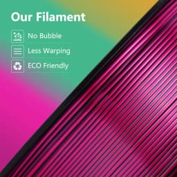 KINGROON Silk Tri-color PLA Filament 3D Printer 1.75mm 1KG/roll Silk PLA Filament Plastic Material 3D Printing Special Color
