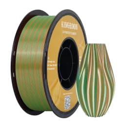 KINGROON Silk Tri-color PLA Filament 3D Printer 1.75mm 1KG/roll Silk PLA Filament Plastic Material 3D Printing Special Color