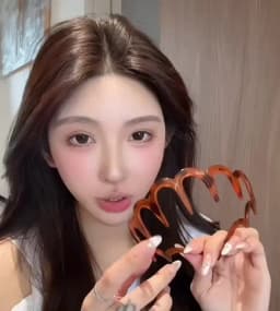 Korean Women Hair Comb Non-Slip Headband Plastic U Shape Hair Hoops Fixed Teeth Fluffy Top Hair Bands Headwear Hair Accessories