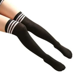 Sexy Soild Color Long Socks Women Over Knee Thigh High Over The Knee Stockings Lolita Ladies Girls Summer Knee Socks