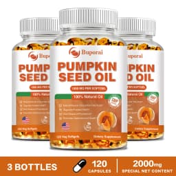 Pumpkin Seed Oil - Promotes Hair Growth, Urinary Tract and Prostate Health, Cardiovascular Support