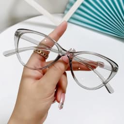 Anti Radiation Eyeglass Cat Eye Blue Light Blocking Glasses Replaceable Lenses Trendy Vintage Fashion Eyewear