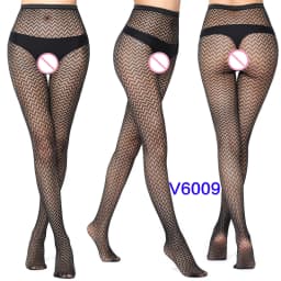 Sexy Hollowed Out Bottomed Pantyhose Classic Lolita Fishnet Lace Mesh Stockings Women Girls Gothic Punk Retro Spider Web Tights