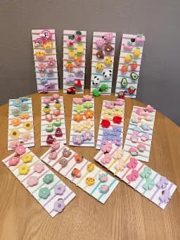 50Pcs/Lot Children Hair Accessories Girls Cartoon Elastic Hair Bands Baby Head Rope Kids Small Animal Headband Cute Headdress