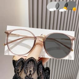 Fashion Outdoor Changing Color Photochromic Myopia Glasses Unisex UV Sunglasses with Minus Diopter for Women -1.0 -1.5 -2.0 -2.5