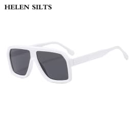 Retro Pilot Sunglasses for Men Fashion Gradient Luxury Shades for Women UV400 Outdoor Driving Square Sun Glasses