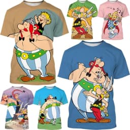 Hot selling new 3D printed T-shirt men's and women's cartoon T-shirt casual fashion hip-hop cool round neck short sleeved top