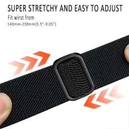 No Gaps Band For Samsung Galaxy Watch 7 6 5 4 40mm 44mm/5 pro 45mm Elastic Nylon Bracelet Galaxy watch 6 classic 47mm 43mm strap